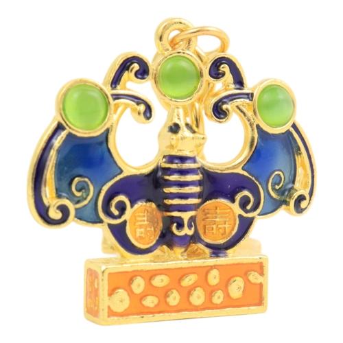 Feng Shui Import 3 Jewels Prosperity Bat Amulet