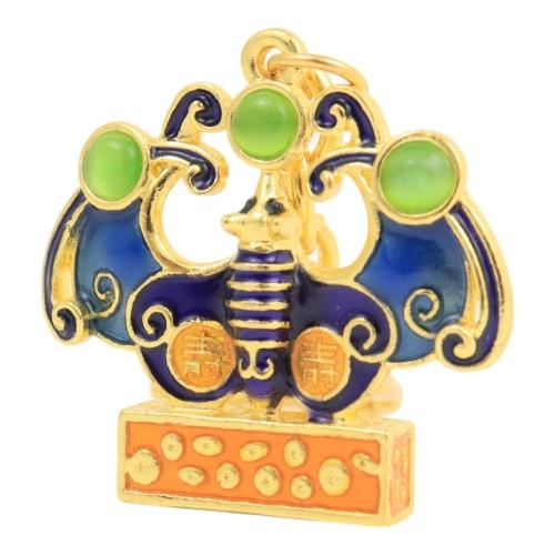 Feng Shui Import 3 Jewels Prosperity Bat Amulet