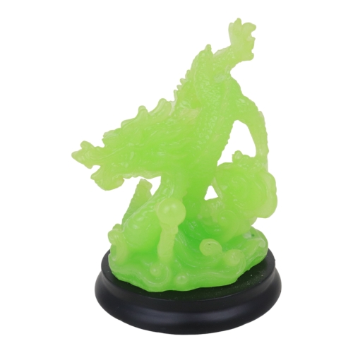 Feng Shui Import 5 Inch Flying Green Dragon Statue