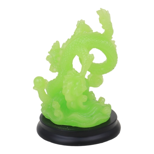 Feng Shui Import 5 Inch Flying Green Dragon Statue