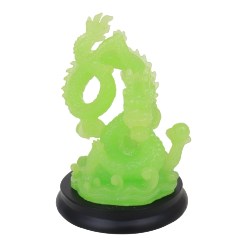 Feng Shui Import 5 Inch Flying Green Dragon Statue