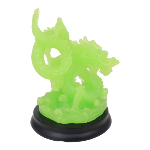 feng shui import 5 Inch Flying Green Dragon Statue