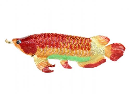 Feng Shui Import Bejeweled Arowana Fish