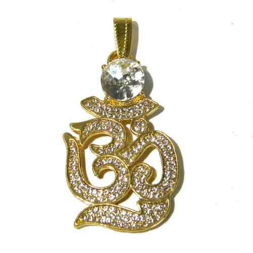 feng shui import Bejeweled OM Pendant