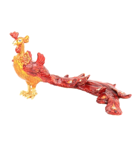 Feng Shui Import Bejeweled Rising Phoenix Statue