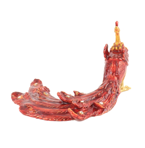 Feng Shui Import Bejeweled Rising Phoenix Statue