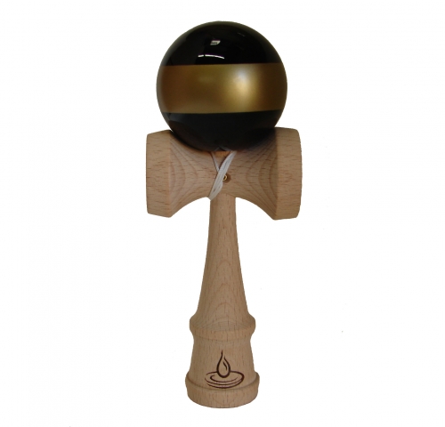 feng shui import Black/Gold Stripe Kendama