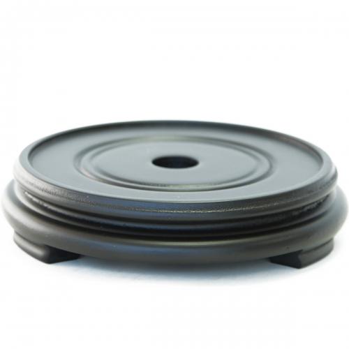 feng shui import Black Round Wooden Stands