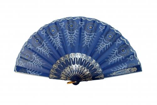 Feng Shui Import Blue Hand Fan