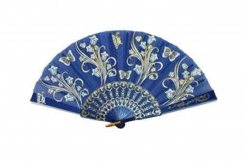 Feng Shui Import Blue Hand Fan