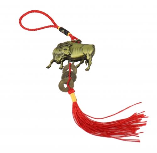 feng shui import Bronze Color Ox Charm