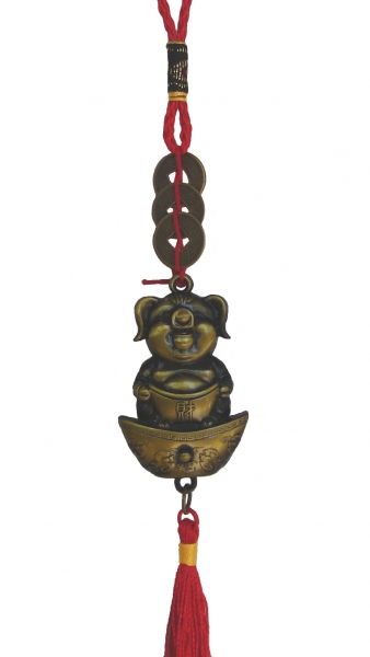 feng shui import Bronze Color Pig Charm