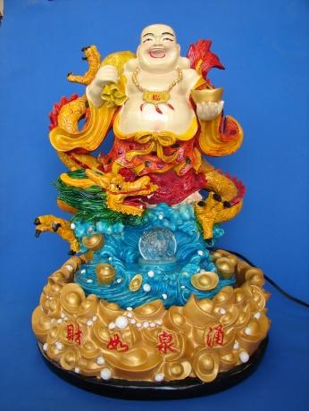 feng shui import Buddha Water Fountain with Dragon