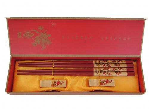 feng shui import Cherry Blossom Chopstick Gift Set