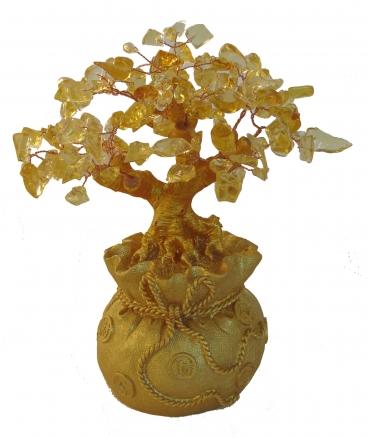feng shui import Citrine Tree in Money Bag