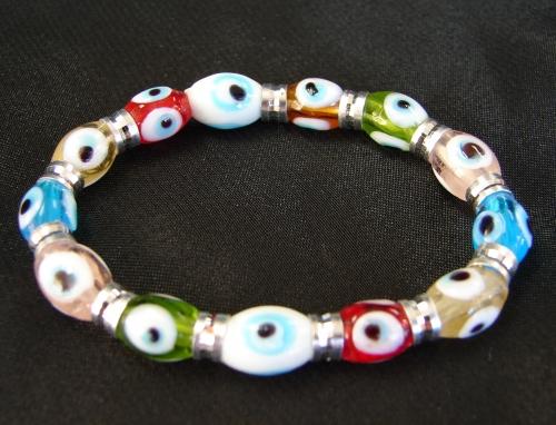 feng shui import Colorful Evil Eye Bracelet