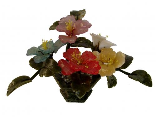 feng shui import Colorful Jade Peony Plant