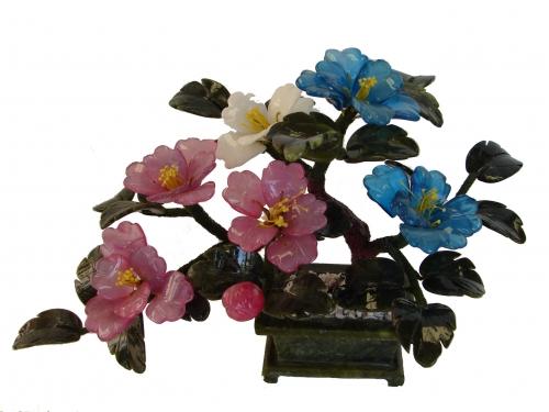 feng shui import Colorful Peony Plant