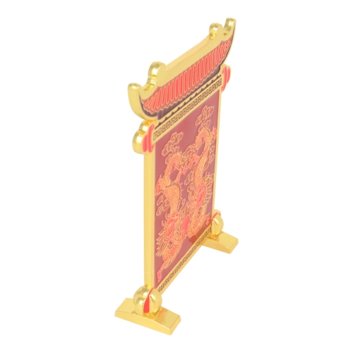 Feng Shui Import Double Dragon Yang Energy Plaque