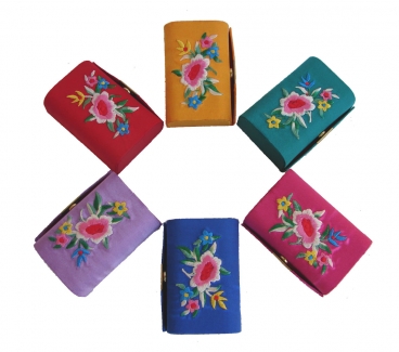 feng shui import Embroidery Dual Lipstick Holder