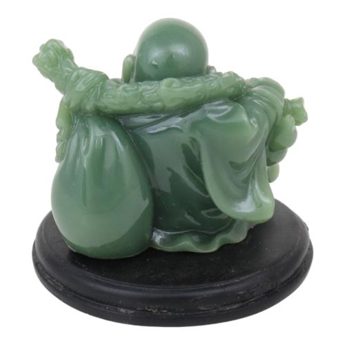 Feng Shui Import Emerald Money Buddha Statue