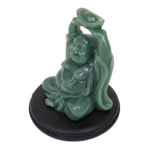 Feng Shui Import Emerald Money Buddha Statue