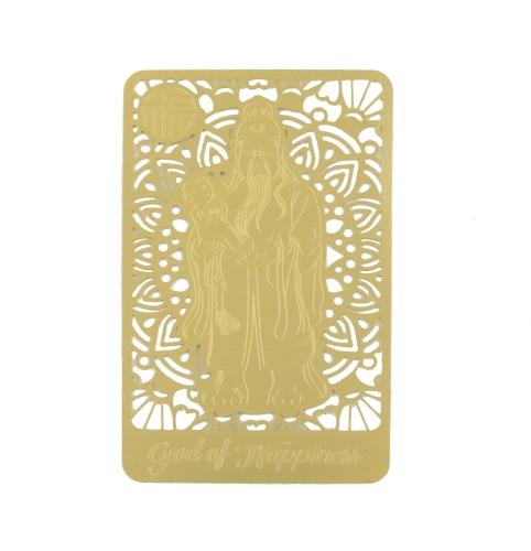 feng shui import Fuk Golden Talisman Card