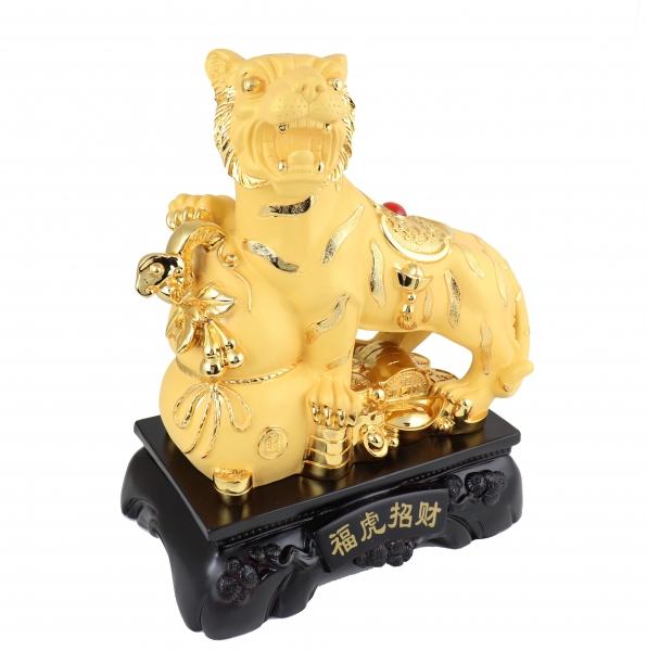 Feng Shui Import Golden Tiger On Wu Lou