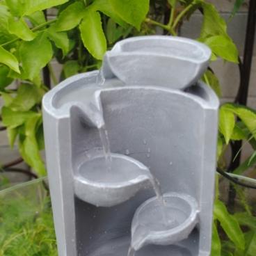 Feng Shui Import Grey Mini Tabletop Fountain