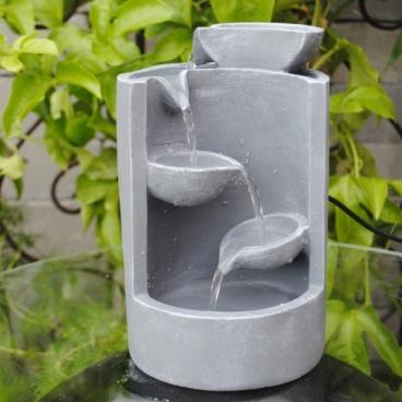 feng shui import Grey Mini Tabletop Fountain