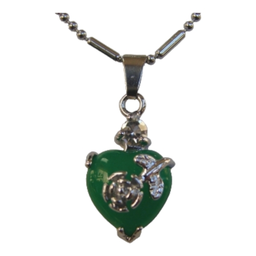 feng shui import Heart-Shaped Jade Pendant