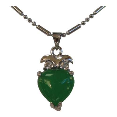 feng shui import Heart-Shaped Jade Pendant