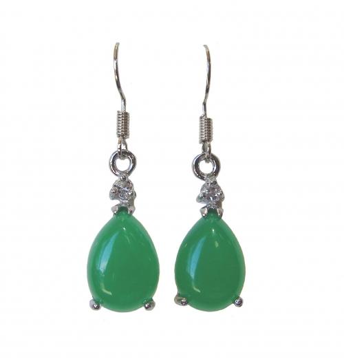 feng shui import Jade Dangle Drop Earrings