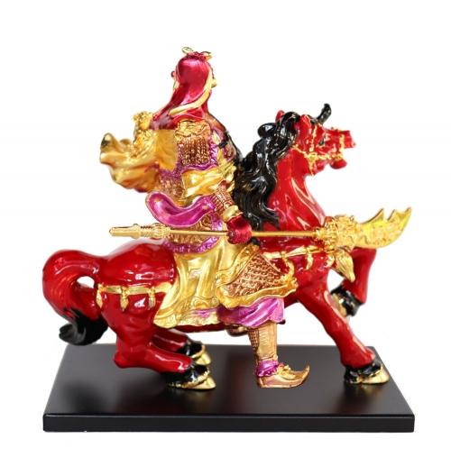 Feng Shui Import Kuan Kung On Horseback