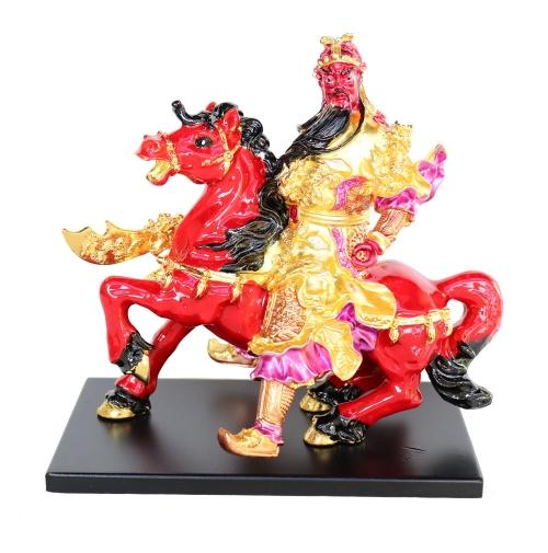 feng shui import Kuan Kung on Horseback