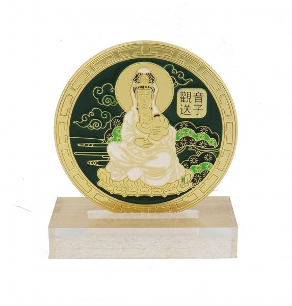 feng shui import Kuan Yin Holding a Baby Plaque