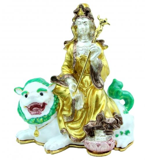 feng shui import Kuan Yin on Snow Lion