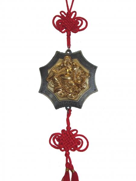 feng shui import Laughing Buddha Metal Charm