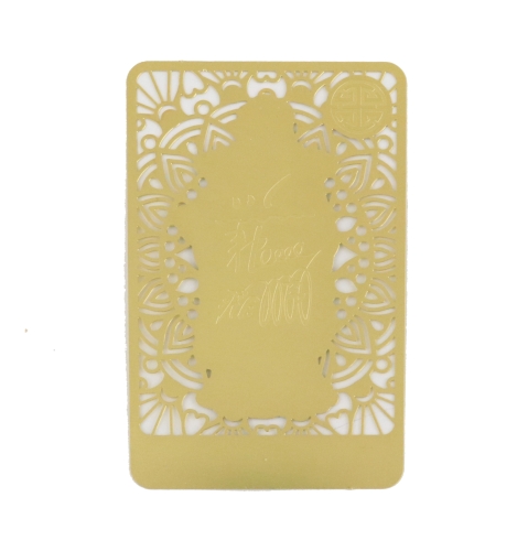 Feng Shui Import Luk Golden Talisman Card
