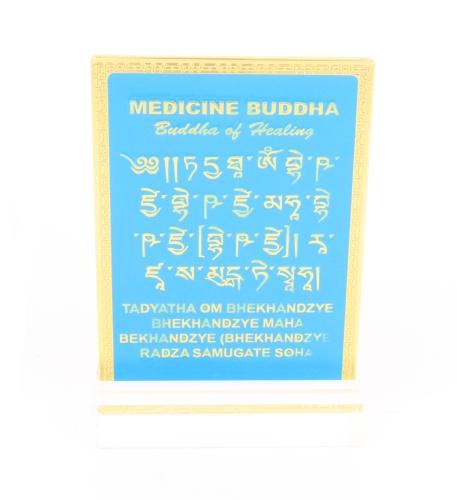 Feng Shui Import Medicine Buddha Plaque