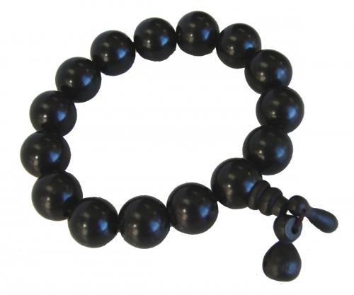 feng shui import Men's Black Ebony Wood Bracelet