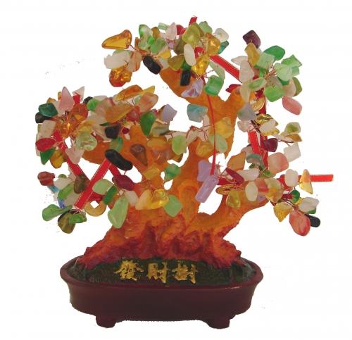 feng shui import Mix Gem Tree with Coins