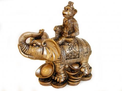 feng shui import Monkey on Elephant