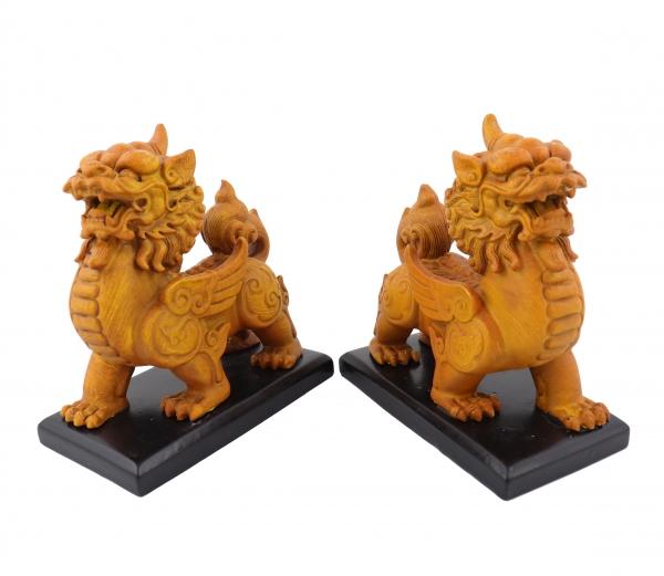 feng shui import Pair of 5.5 Inch Pi Yao Statues