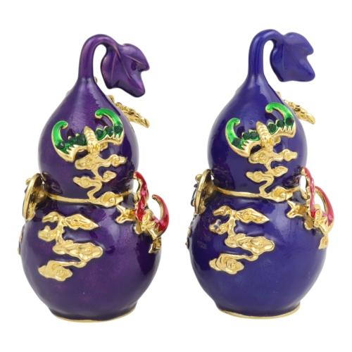 Feng Shui Import Pair Of 5 Blessing Wu Lou