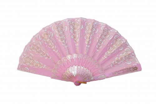 Feng Shui Import Pink Hand Fan