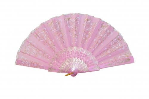 Feng Shui Import Pink Hand Fan