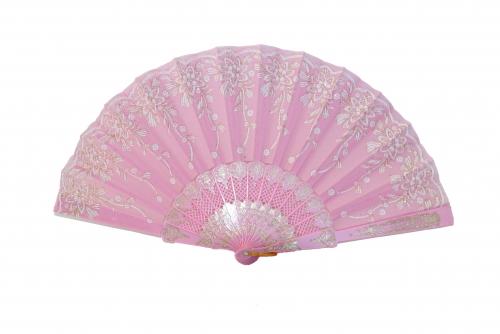 feng shui import Pink Hand Fan