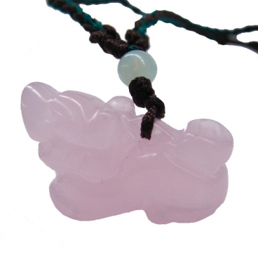 feng shui import Pink Pi Sou Necklace