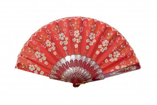Feng Shui Import Red Hand Fan